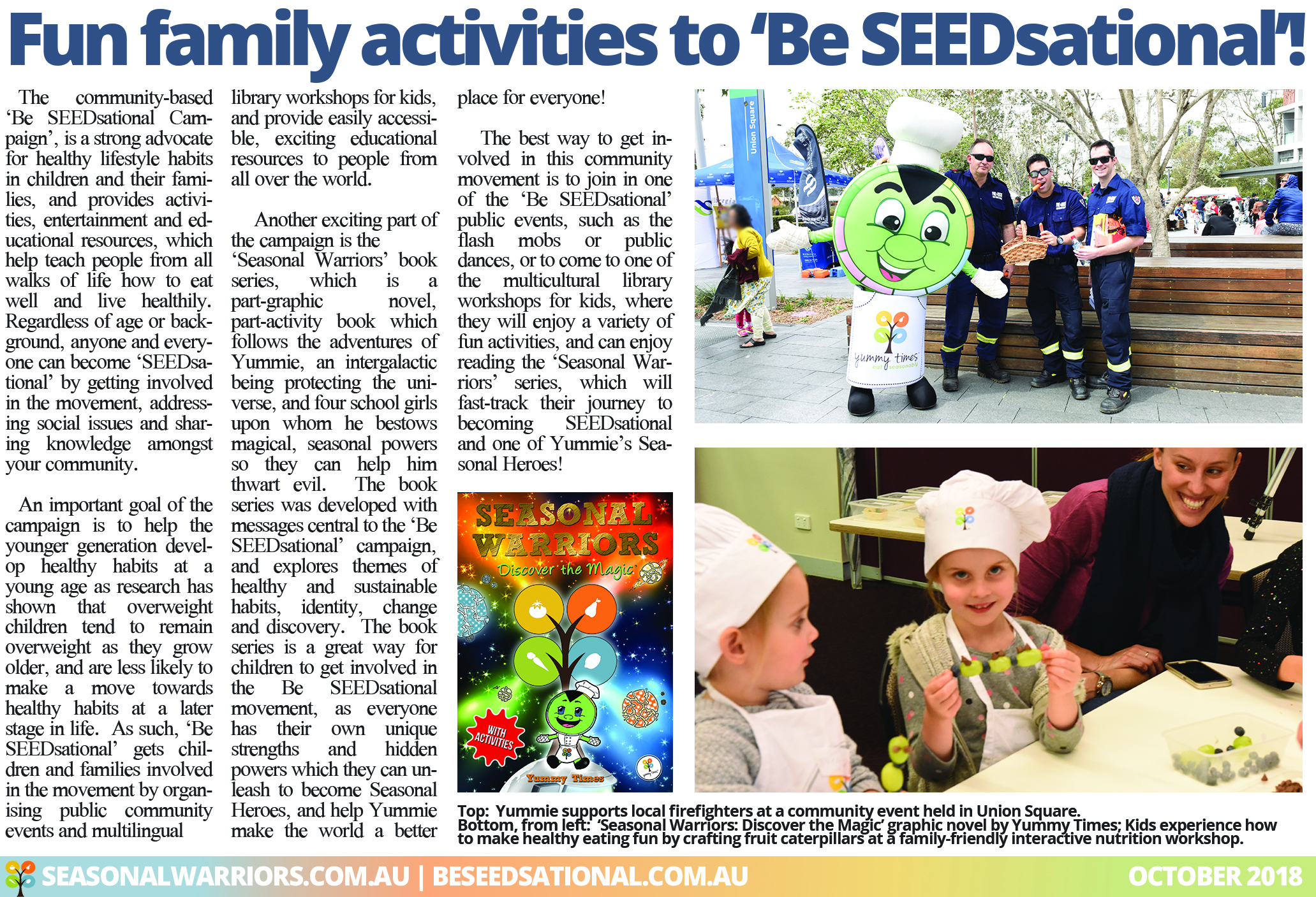 Be SEEDsational Fun Activities Article